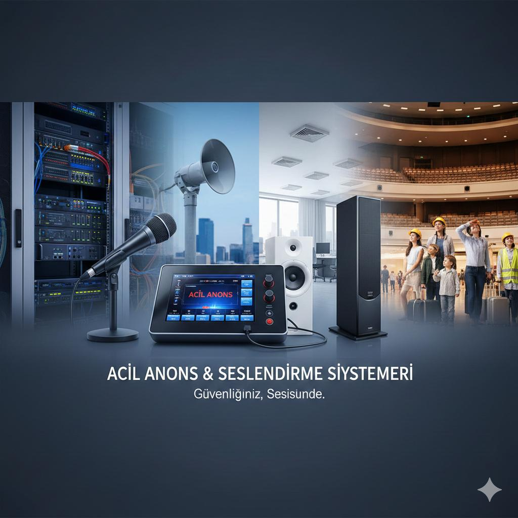 Acil Anons ve Seslendirme Sistemleri